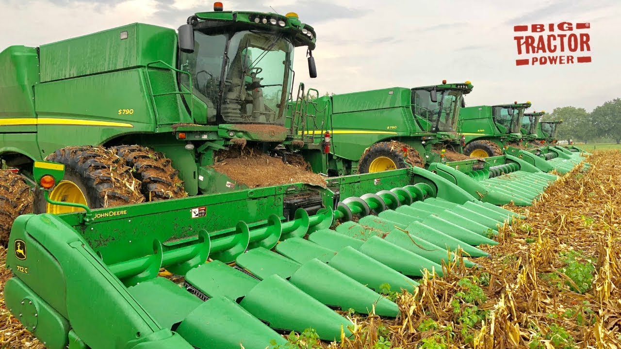 Service Time For Five John Deere S790 Combines