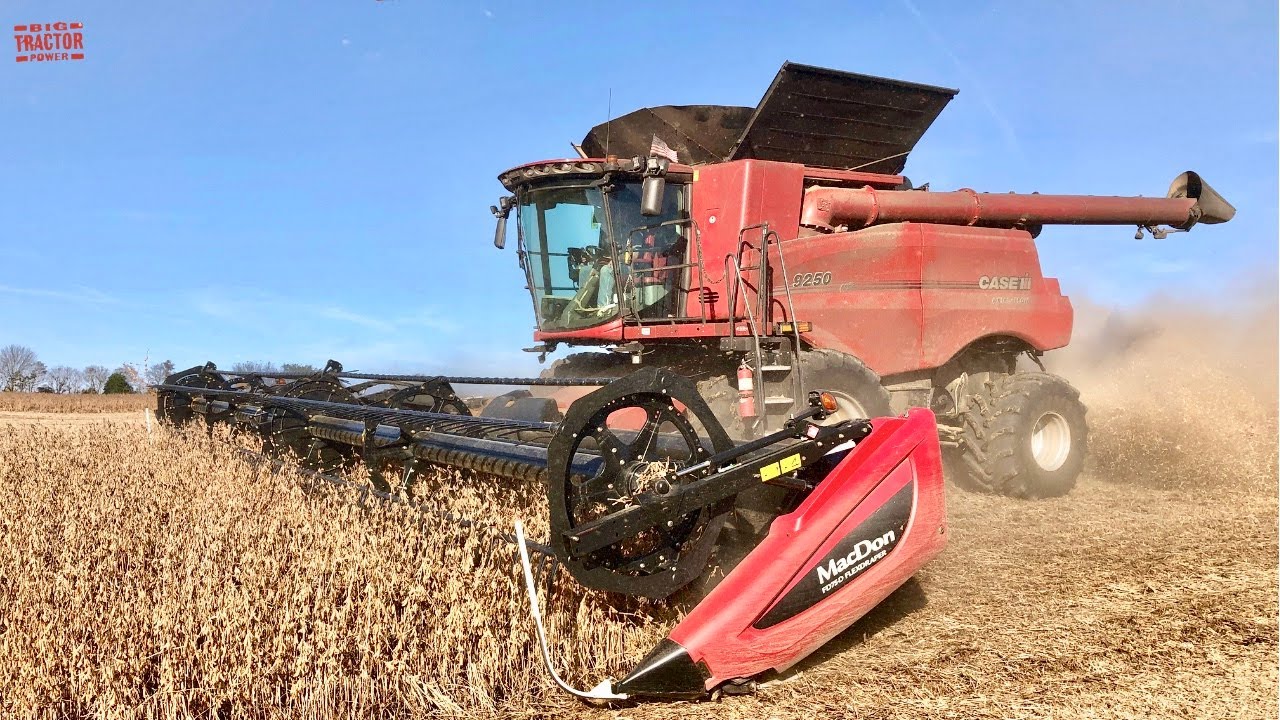 Case Ih 9250 Axial Flow Combine Operators Experience 9498