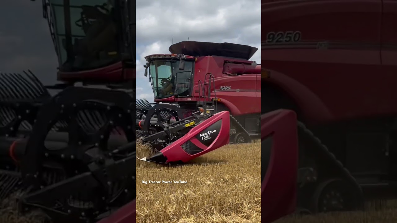 Case Ih 9250 Axial Flow Combine Harvesting Wheat 1629